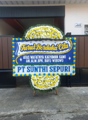 Papan Bunga Duka di Sijenjang